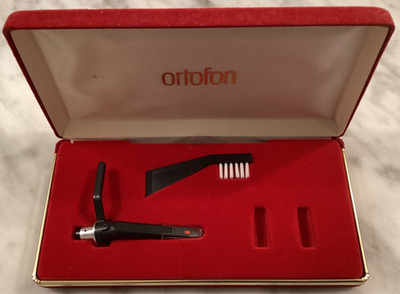 ORTOFON CONCORDE 20 CARTRIDGE AND NEW GENUINE ORTOFON 20 STYLUS IN VELVET CASE .