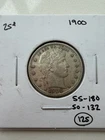 1900 Barber Half Dollar Extremely Fine XF Coin