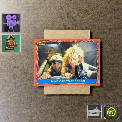 2008 Topps Indiana Jones Heritage - Gold Foil Parallel #48 Mine Car Freedom