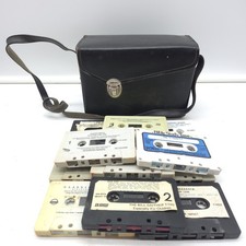 Vintage Cassette Tape Lot w/ Leather Velvet Case Religious Music 11 Tapes