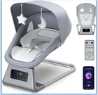 Baby Swing, Electric Baby Rocker for Newborns with 3 Timer Functions