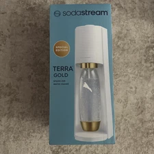 SodaStream Terra Sparkling Water Maker with CO2 and Carbonating Bottle White