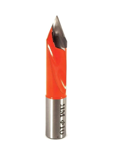 Whiteside DT10-57LH Left Hand V-Point Dowel Drill 10mmCD, 57mmOAL