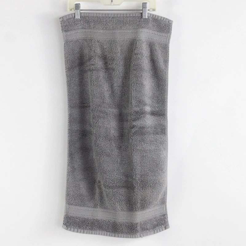 Lote de 2 Toallas de Lujo Carisma Toalla de Mano Gris Sólido 14" x 27" Foto 4 de 4