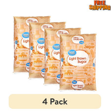 (4 pack) Great Value Light Brown Sugar, 32 oz...