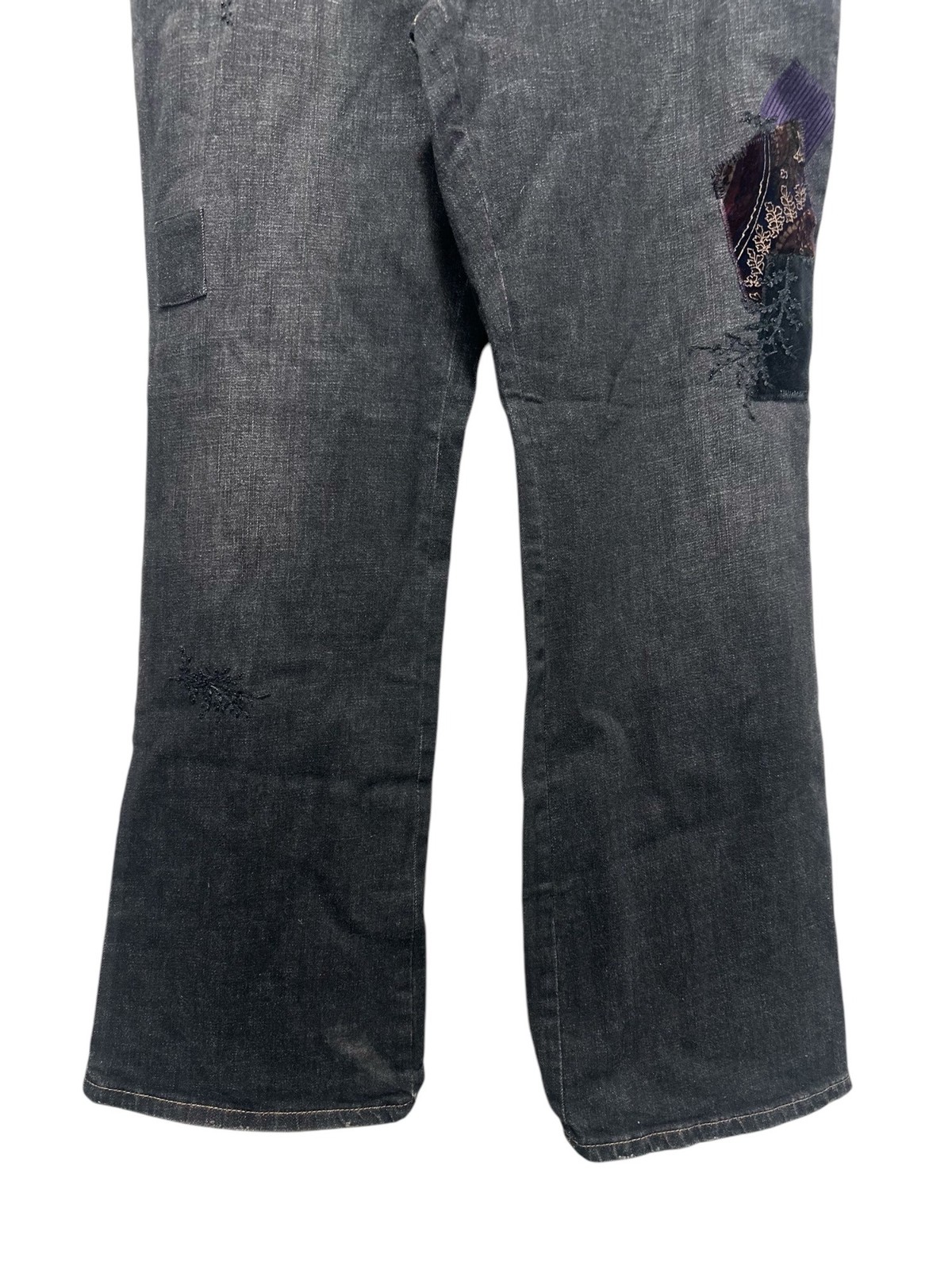 Vintage Ralph Lauren Patchwork Bootcut Jeans Wome… - image 6