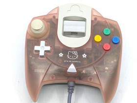 SEGA Dreamcast Hello Kitty Pink HKT-3000 Console w/ Controller & VMU Tested