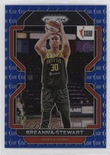 2022 Panini Prizm WNBA W25 Blue Prizm 67/149 Breanna Stewart #175 r5f