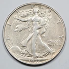 1937 P Walking Liberty Half Dollar AU Details 90% Silver US Numismatic 50C Coin