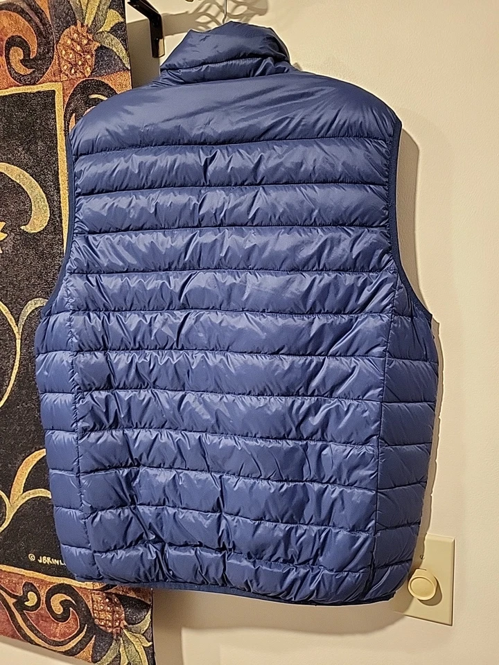 Hawke & Co. Sport Down Puffer Vest Jacket Insulated Lined Full Zip Mens Medium - Image 3 of 4