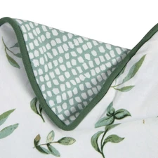 Boppy Organic Support Nursing Pillow Cover Fits Original Boppy Green Leaves