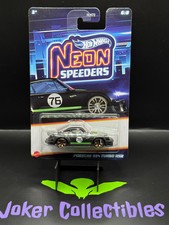 Hot Wheels Neon Speeders Porsche 934 Turbo RSR # 6/8 International Card