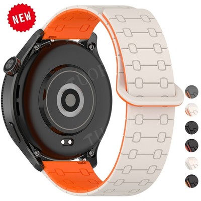 For Huawei Watch GT6 5 4 3 2 2e Pro Watch 4 3 Pro Magnetic Silicone Strap Band
