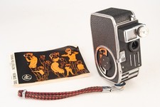 Bolex C8SL Compumatic Eye 8mm Movie Cine Camera with Strap Manual V22