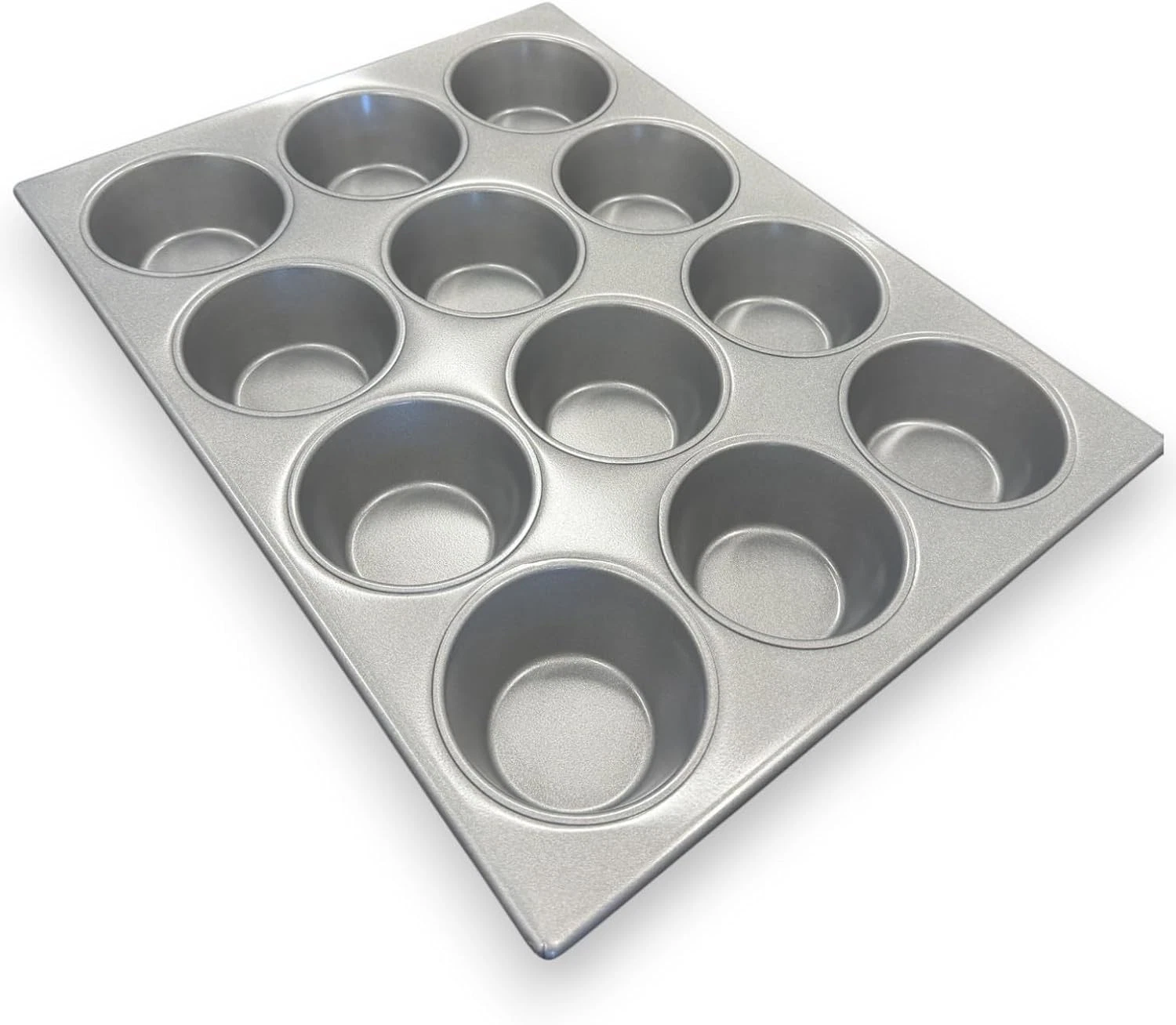 OCS Parts Aluminized Steel 12 Cup Muffin Pan | Non-Stick 18" x 13.5" Baking Pan
Opens in a new windo