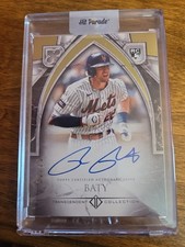 2023 Topps Transcendent Collection Rookie Showcase Autographs Brett Baty #8/20