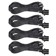 Plug in Pendant Light Cord Kit - 16Ft Light Socket with Cord E26/E27 Extensio...