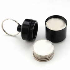 Aluminum Keychain Waterproof Container Earplugs Carrying Case Aluminum Box for