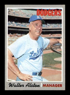 1970 Topps #242 Walt Alston MG VGEX X3545612