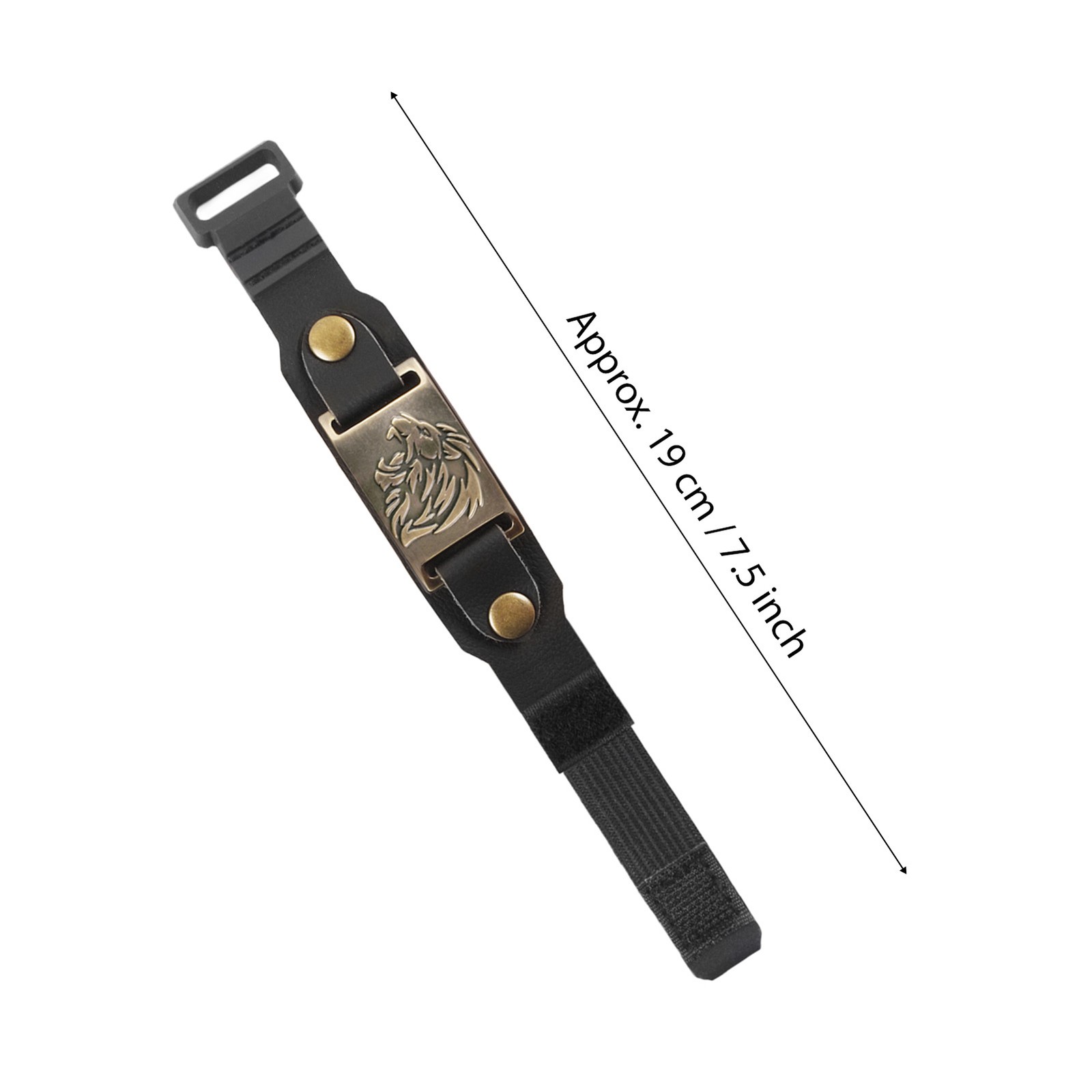 Guitar String Mute Strap PU Leather Bass Dampener Metal Rings Anti-howling Noise