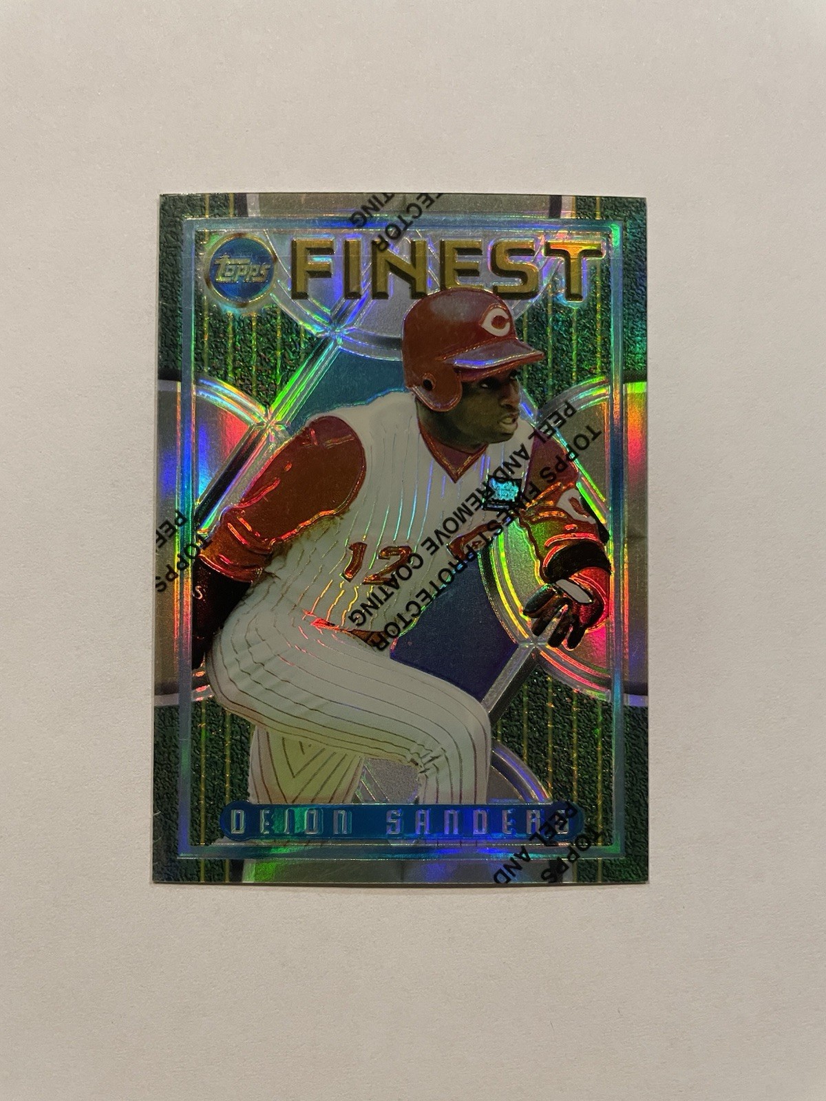 1995 Topps Finest Refractor #205 Deion Sanders