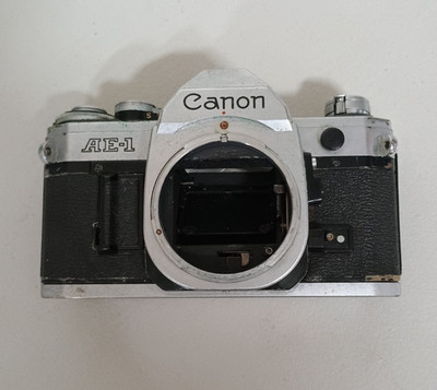 Canon AE-1 35mm Manual SLR Film Camera Body Only For Parts
