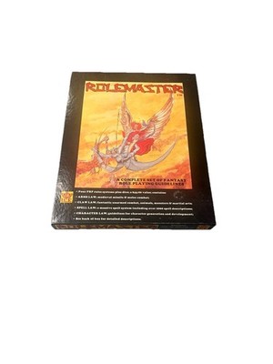 Rolemaster 1982 Box Set Iron Crown Enterprises ICE RPG Incomplete Vintage