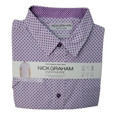 Nick Graham Men's Performance Short Sleeve Sport Shirt