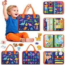 Toddler Busy Board - Montessori Toys for Toddler Boy Birthday Gifts, Educatio...