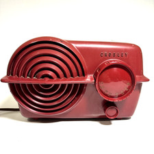 Crosley 1951 Bullseye Tube Radio 11-115U Serenader With Bakelite Housing - Works