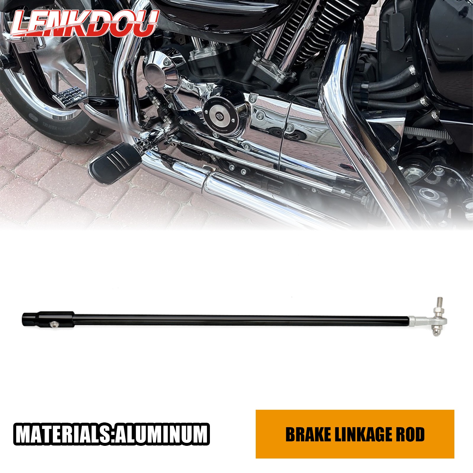 Brake Linkage Rod For Harley Sportster XL 883 1200 48 2014-2022 Forward Controls