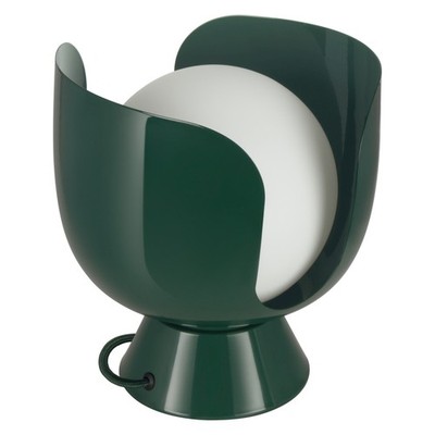 OSRAM Corolle Tischleuchte E14 Metall Glas Retro Grün