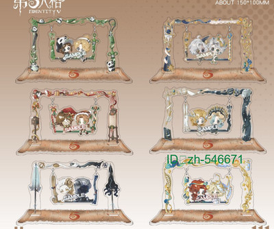 Hot Game Identity   Character Prisoner Swing Acrylic Desktop Stand Statue Gifts