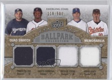2009 Ballpark Collection /500 Prince Fielder Roberto Hernandez Michael Young 0s8