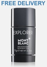 Mont Blanc Explorer Deodorant Stick 75g, Refreshing Odour Repellent for Men, UK