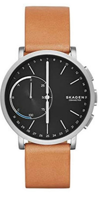 *NEW UNOPENED* Skagen Connected Men s Hagen Titanium And Leather Hybrid