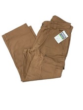 Men's DuluthFlex Fire Hose Relaxed Fit Cargo Work Pants 38x30 Brown NWT