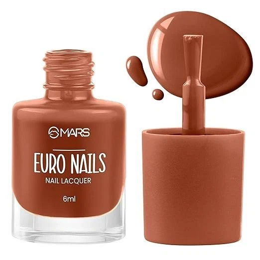 MARS EURO Nail Lacquer | Glossy Gel Finish | Rich Pigmentation | Chip Free | Qui