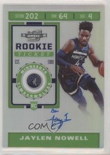 2019 Panini Contenders Optic Rookie Ticket Variation Jaylen Nowell #136 Auto 4l6