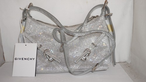 GIVENCHY Womens Mini Voyou Silvery Grey Shoulder 9.06 x 8.66 x 2.76