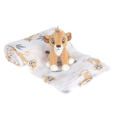 Lambs  Ivy Disney Baby Lion King Simba Swaddle Blanket  Plush Toy Gift Set