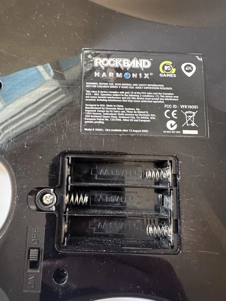 Guitar Hero Fender Stratocaster Harmonix NWGTS2 Wii Guitar Tested - Image 3 of 3