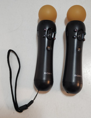 Lot Of 2 Sony Playstation Move PS3 PS4 Motion Controller CECH-ZCM1U Works READ