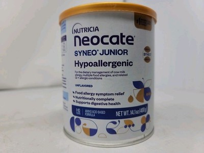 Nutricia NEOCATE Junior Hypoallergenic Formula Unflavored 1 Can Expire 9/17/26