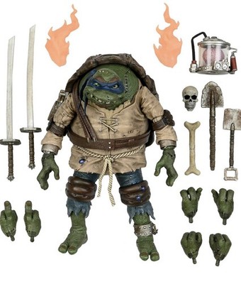 NECA Universal Monsters TMNT 7'' Scale Action Figure - Ultimate Leonardo Hunch...