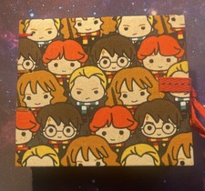 Mini Handmade Fabric Cover Blank Journal Notebook w/ Tie Closure, Unlined Pages