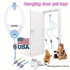 Cat Toys Electric Door Hanging Cat Toy Interactive Cat Toy USB Rechargeable Sel