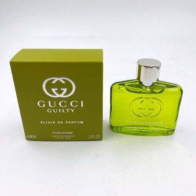 Guilty Elixir De Parfum Pour Homme 2.0 oz Parfum Perfume for Men NEW Sealed