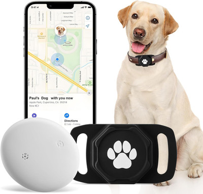 Smart Pet Tracker for Collar - Dog Trackers Pet Location Tracker with Holder, No