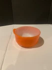 Vintage Fire King D Handle Orange Stackable Soup Mug Bowl, Anchor Hocking USA